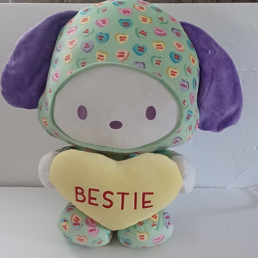Hello Kitty Sanrio Pochacco Sweethearts Candy Bestie XL Plush 20"x15"x 15"New